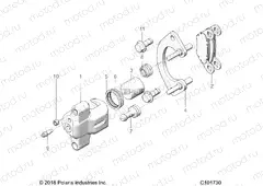 BRAKES | BRAKES, FRONT CALIPER - A20SYE95AD/CAD (C101730)