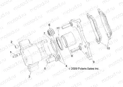 BRAKES | BRAKES, FRONT CALIPER (BUILT 9/15/14 AND BEFORE) - L15U2NAGFA/MA (49RGRCALIPER10)