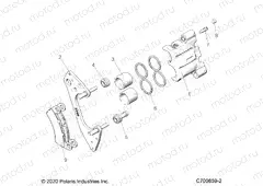 BRAKES | BRAKES, FRONT CALIPER - G21G4D99AW/BW (C700859-2)