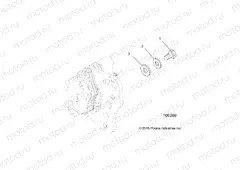 BRAKES | BRAKES, FRONT CALIPER MOUNTING - A18SES57C1/C2/C5/C7/E1/E5/E7/P57C1/T57C1/C7/E1/E7 (100266)