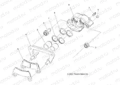 BRAKES | BRAKES, FRONT CALIPER - R11VH76/VY76 ALL OPTIONS (49RGRCALIPER08VISTA)