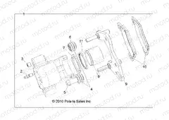 BRAKES | BRAKES, FRONT CALIPER - R13RH76AG/AH/AN (49RGRCALIPER11500EFI)