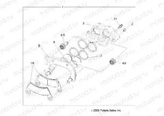 BRAKES | BRAKES, FRONT CALIPER - R15RMAEGJ/GC/EJ (49LEVCALIPER10SDW)