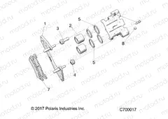 BRAKES | BRAKES, FRONT CALIPER - R19RRU99/A/B (C700017)