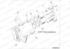 BRAKES | BRAKES, FRONT CALIPER - Z23NAV99A/99B (C700096-2)