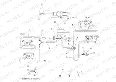BRAKES | BRAKES, LINES and MASTER CYLINDER - R09RB50AF (49RGRBRAKELINES08500EFI)