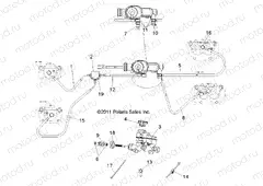 BRAKES | BRAKES, LINES and MASTER CYLINDER - R13RH45AG (49RGRBRAKELINES12400)