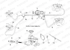 BRAKES | BRAKES, LINES and MASTER CYLINDER - R13WH50AG/AH/AR/AX (49RGRBRAKELINES13500CREW)