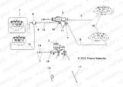 BRAKES | BRAKES, LINES and MASTER CYLINDER - R15RAA76AA/AJ (49RGRBRAKELINES126X6)