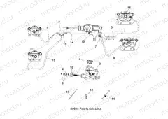 BRAKES | BRAKES, LINES and MASTER CYLINDER - R15RMAEGJ/GC/EJ (49RGRBRAKELINES11CREW)