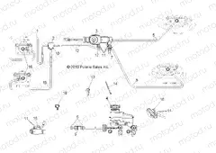 BRAKES | BRAKES, LINES and MASTER CYLINDER - R15RTAD1AA/EA/ED1EA (49RGRBRAKELINES11900D)