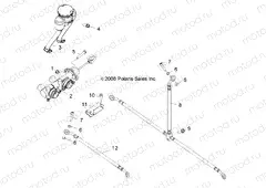 BRAKES | BRAKES, MASTER CYLINDER and BRAKE LINES - R15YAV17AA/AF/BA/BF (49RGRBRAKELINES09RZR170)