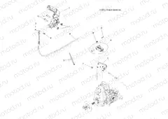 BRAKES | BRAKES, PARK BRAKE ASM. - R13RC08GA/GH/FA/FH (49RGRBRAKEPARK13EV)