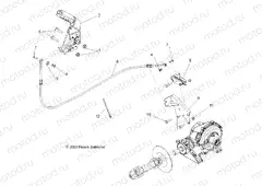 BRAKES | BRAKES, PARK BRAKE ASM. - R15RAA76AA/AJ (49RGRBRAKEPARK108004X4)