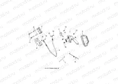 BRAKES | BRAKES, PARK BRAKE LEVER ASM. - A15DAA32EA/EJ (49ATVBRAKEPARK14ACEE)