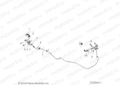 BRAKES | BRAKES, PARKING BRAKE, CABLE - D20BEPD4B4 (C700504-1)