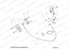 BRAKES | BRAKES, PARKING BRAKE - Z20CHA57K2 (C701113)