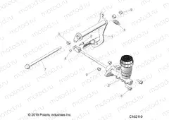 BRAKES | BRAKES, PEDAL AND MASTER CYLINDER MOUNTING - A23HZB15A1/A4/B1/B4  (C102110)