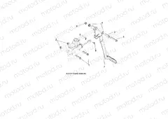 BRAKES | BRAKES, PEDAL and MASTER CYLINDER MOUNTING -  L14U2AAEFA/VEFA/PEFA (49LEVBRAKEPDL14EM)