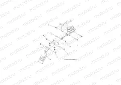 BRAKES | BRAKES, PEDAL and MASTER CYLINDER MOUNTING - R15RMAEGJ/GC/EJ (49RGRBRAKEFOOT15EV)
