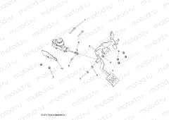 BRAKES | BRAKES, PEDAL and MASTER CYLINDER MOUNTING - R15RTAD1AA/EA/ED1EA (49RGRBRAKEFOOT151KDSL)