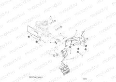 BRAKES | BRAKES, PEDAL and MASTER CYLINDER MOUNTING - R15RUAD1AA (700195)