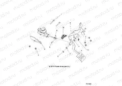 BRAKES | BRAKES, PEDAL and MASTER CYLINDER MOUNTING - R17RTED1F1/SD1C1 (701680)