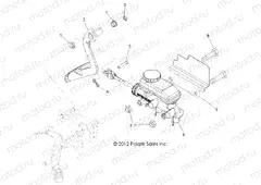 BRAKES | BRAKES, PEDAL and MASTER CYLINDER - R13XE76AD/EAI (49RGRBRAKEFOOT13RZR)