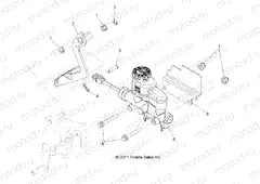 BRAKES | BRAKES, PEDAL and MASTER CYLINDER - R13XT9EFX (49RGRBRAKEFOOT12RZRXP900)