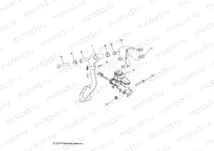 BRAKES | BRAKES, PEDAL AND MASTER CYLINDER - R15RMA57AA/AR/AZ/AC/LA/H57AR (49RGRBRAKEFOOT15570)