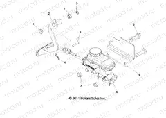 BRAKES | BRAKES, PEDAL and MASTER CYLINDER - Z15VHA57FJ (49RGRBRAKEFOOT12RZR)