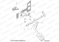 BRAKES | BRAKES, PEDAL AND MASTER CYLINDER - Z20ASS99C2/CH (C701076-1)