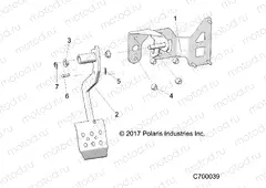 BRAKES | BRAKES, PEDAL - R19RRU99/A/B (C700039)