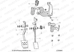 BRAKES | BRAKES, PEDAL - R20RRED4F1/N1/SD4C1 (C700846)