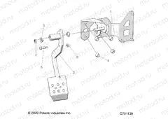 BRAKES | BRAKES, PEDAL - R21T6U99AP/AG/BP/BG (C701139)