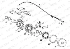 BRAKES | BRAKES, REAR - A13FA09AA (49ATVBRAKERR08OUT90)