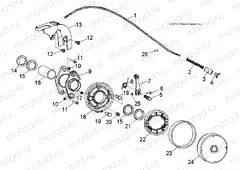 BRAKES | BRAKES, REAR - A15YAK05AD/AF (49ATVBRAKERR13OUT50)