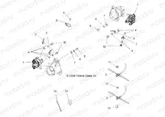 BRAKES | BRAKES, REAR BRAKE LINES - A09MN50ET (49ATVBRAKELINERR09SP500TR)