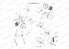 BRAKES | BRAKES, REAR BRAKE LINES - A17SES57C1/C2/C7/CL/E1/E2/E7/EL/SET57C1/C2/E1/E2 (49ATVBRAKELINERR15QUAD)