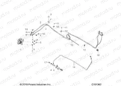 BRAKES | BRAKES, REAR BRAKE LINES - A19SDE57F1/SDA57F1 (C101362)