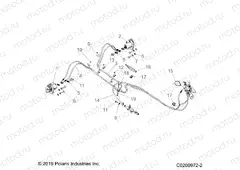 BRAKES | BRAKES, REAR BRAKE LINES - A20SDE57K5 (C0200972-2)
