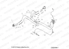 BRAKES | BRAKES, REAR BRAKE LINES - A20SEE57K1 (C0201046-1)