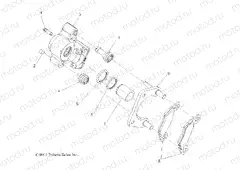 BRAKES | BRAKES, REAR CALIPER - A10GJ45AA (49ATVCALIPERRR08OUT525S)