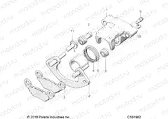 BRAKES | BRAKES, REAR CALIPER - A19SXA85B1/B4/SXE85BC/B9/ZBJ (C101982)
