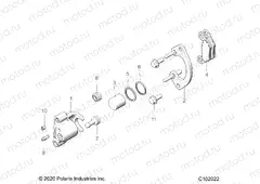 BRAKES | BRAKES, REAR CALIPER - A21SXV95AG/CAG (C102022)