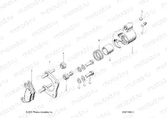 BRAKES | BRAKES, REAR CALIPER - A22SHR57AJ (C0211394-3)