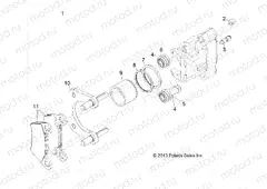 BRAKES | BRAKES, REAR CALIPER - R151DPD1AA/2D (49BRUTUSCALIPERRR13)