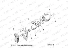 BRAKES | BRAKES, REAR CALIPER - R19RRU99/A/B (C700016)