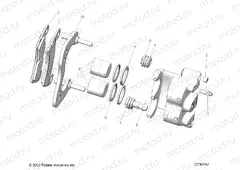 BRAKES | BRAKES, REAR CALIPER - R23CDA57A1 (C730747)