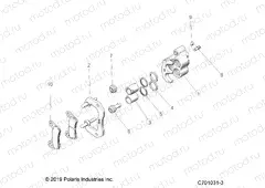 BRAKES | BRAKES, REAR CALIPER - Z20A5K87BG (C701031-3)